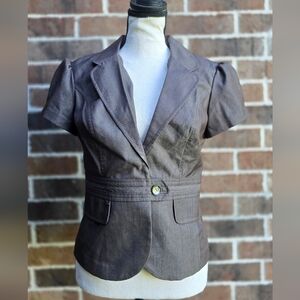 I.N.C San Francisco Elegant Brown Women's Blazer Vest